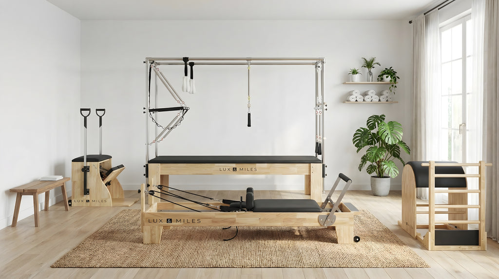 Studio Package: 1 Reformer + 1 Cadillac + 1 Wunda Chair + 1 Ladder Barrel