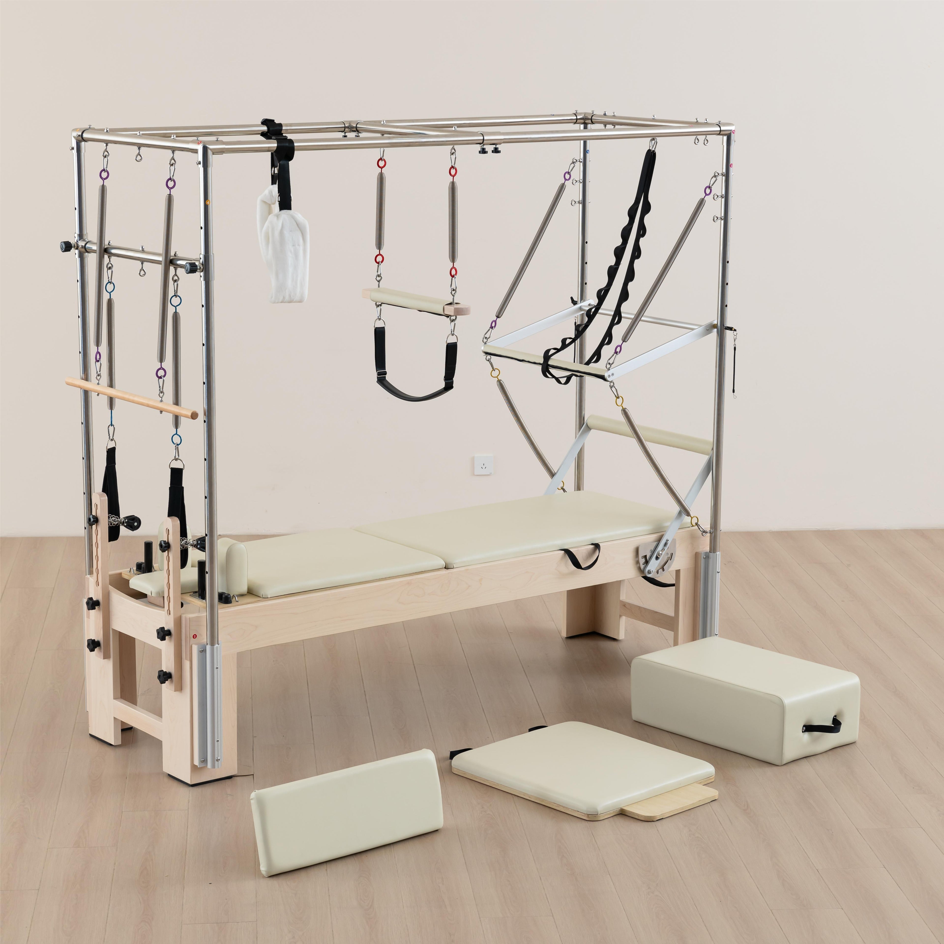 Lux & Miles Reformer Cadillac Combination Full Trapeze GX Classic Maple Wood