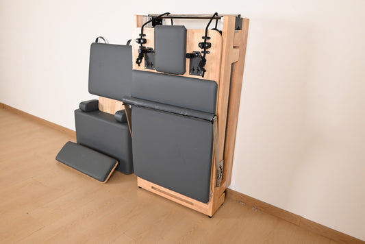 Lux & Miles GX Pro Fold Oakwood – Foldable Reformer